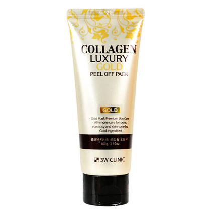 Маска-пленка для лица Collagen&Luxury Gold peel off pack, 100 гр