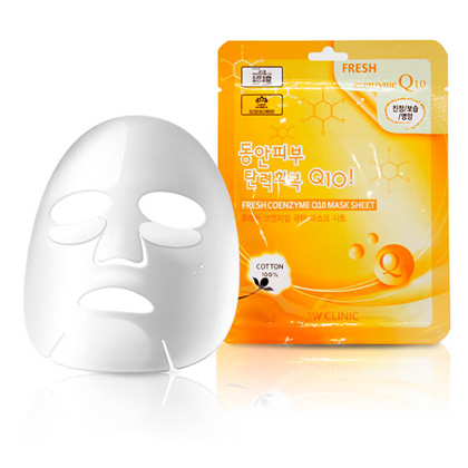 Тканевая маска для лица КОЭНЗИМ Fresh Coenzyme Q 10 Mask Sheet, 1 шт
