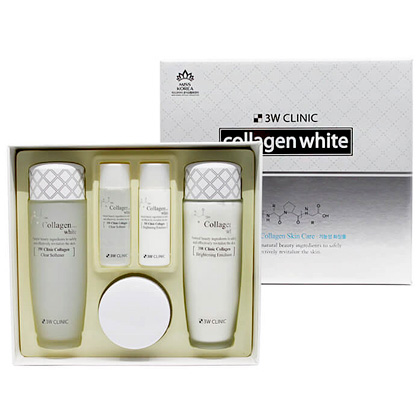 ОСВЕТЛЕНИЕ Набор для ухода за лицом Collagen Whitening Skin Care Items 3 Set